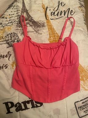 Hollister Pink Spaghetti-Strap Camisole